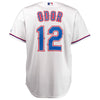 Image of Rougned Odor Texas Rangers Majestic Cool Base Player Jersey - White 2019