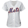 Image of Mike Piazza New York Mets Majestic Women's Home Cool Base Player Jersey - White/Royal 2019