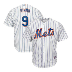 Brandon Nimmo New York Mets Majestic Official Cool Base Player Jersey - White/Royal 2019