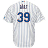 Image of Edwin Diaz New York Mets Majestic Home Cool Base Player Jersey – White/Royal 2019
