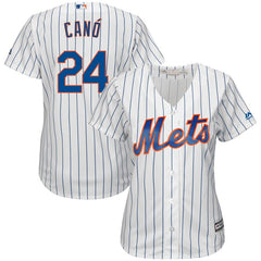 Robinson Cano New York Mets Majestic Women's Home Cool Base Player Jersey - White/Royal 2019