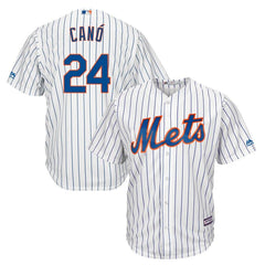 Robinson Cano New York Mets Majestic Home Cool Base Player Jersey – White/Royal 2019