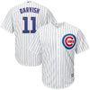 Image of Yu Darvish Chicago Cubs Majestic Official Cool Base Player Jersey – White/Royal 2019