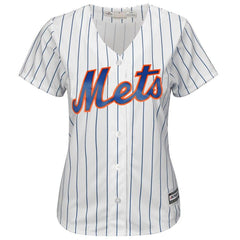 New York Mets Majestic Women's Cool Base Custom Jersey - White/Royal 2019