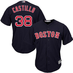 Rusney Castillo Boston Red Sox Majestic Cool Base Player Jersey - Navy 2019