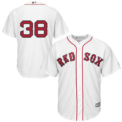 Rusney Castillo Boston Red Sox Majestic Cool Base Player Jersey - White 2019