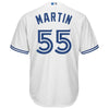 Image of Russell Martin Toronto Blue Jays Majestic Cool Base Player Jersey - White 2019