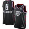 Image of Russell Westbrook Oklahoma City Thunder Jordan Brand 2019 NBA All-Star Game Finished Swingman Jersey – Black 2019