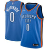 Image of Russell Westbrook Oklahoma City Thunder Swingman Jersey Blue - Icon Edition 2019