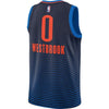 Image of Russell Westbrook Oklahoma City Thunder Swingman Jersey - Statement Edition – Navy 2019