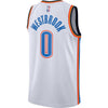 Image of Russell Westbrook Oklahoma City Thunder Swingman Jersey White - Association Edition 2019