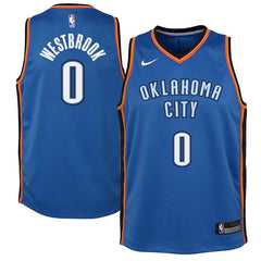 Russell Westbrook Oklahoma City Thunder Youth Swingman Jersey Blue - Icon Edition 2019