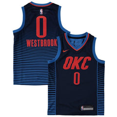 Russell Westbrook Oklahoma City Thunder Youth Swingman Jersey - Navy 2019