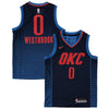 Image of Russell Westbrook Oklahoma City Thunder Youth Swingman Jersey - Navy 2019