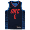 Image of Russell Westbrook Oklahoma City Thunder Youth Swingman Jersey - Navy 2019