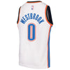 Image of Russell Westbrook Oklahoma City Thunder Youth Swingman Jersey - White 2019