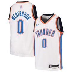 Russell Westbrook Oklahoma City Thunder Youth Swingman Jersey - White 2019