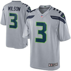 Russell Wilson Seattle Seahawks Alternate Limited Jersey - Gray 2019