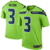 Image of Russell Wilson Seattle Seahawks Color Rush Legend Jersey - Neon Green 2019