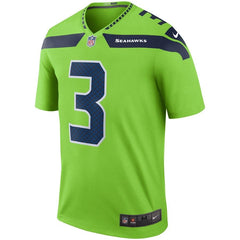 Russell Wilson Seattle Seahawks Color Rush Legend Jersey - Neon Green 2019