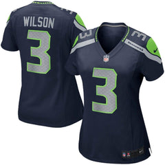 Russell Wilson Seattle Seahawks Girls Youth Replica Game Jersey - College Navy 2019