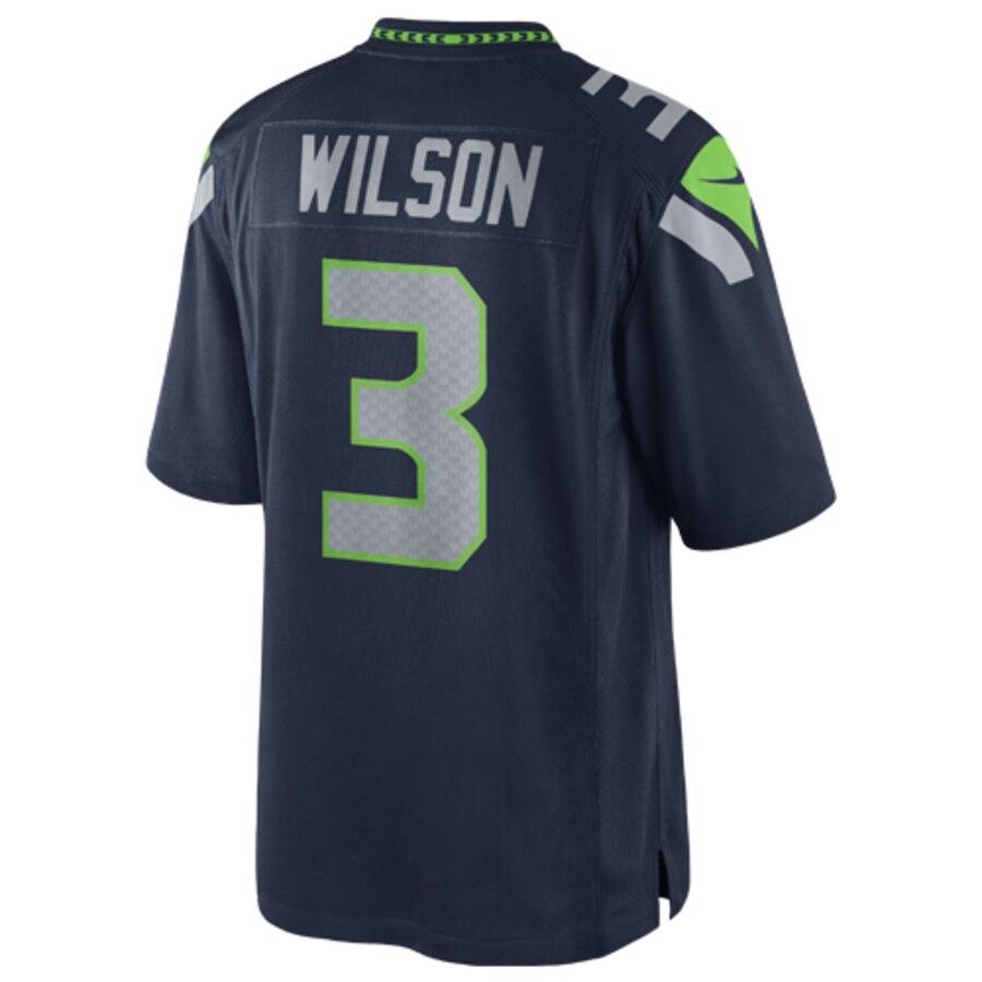 Russell Wilson Seattle Seahawks Team Color Limited Jersey - College Navy 2019
