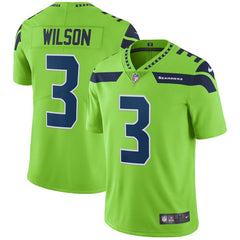 Russell Wilson Seattle Seahawks Vapor Untouchable Color Rush Limited Player Jersey - Neon Green 2019