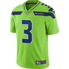 Russell Wilson Seattle Seahawks Vapor Untouchable Color Rush Limited Player Jersey - Neon Green 2019