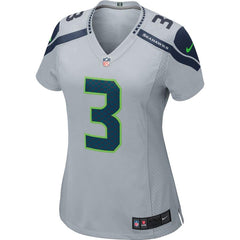 Russell Wilson Seattle Seahawks Women's Game Jersey - Gray 2019