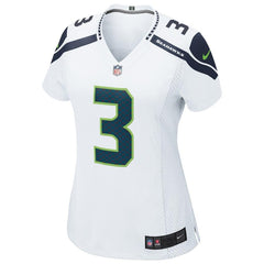 Russell Wilson Seattle Seahawks Women's Game Jersey - White 2019