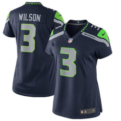 Russell Wilson Seattle Seahawks Women's Limited Jersey - Navy Blue 2019