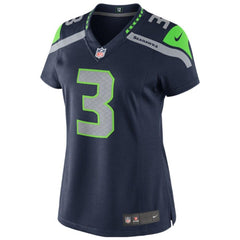 Russell Wilson Seattle Seahawks Women's Limited Jersey - Navy Blue 2019