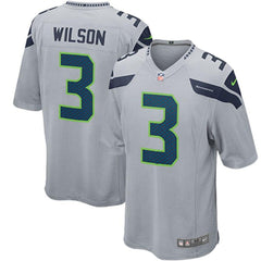 Russell Wilson Seattle Seahawks Youth Alternate Game Jersey - Gray 2019