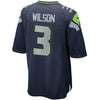 Image of Russell Wilson Seattle Seahawks Youth Team Color Game Jersey - College Navy 2019