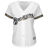 Image of Ryan Braun Milwaukee Brewers Majestic Women's Alternate Cool Base Replica Player Jersey - White 2019