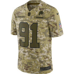 Ryan Kerrigan Washington Redskins Salute to Service Limited Jersey – Camo 2019