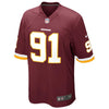 Image of Ryan Kerrigan Washington Redskins Youth Team Color Game Jersey - Burgundy 2019