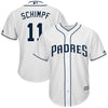 Image of Ryan Schimpf San Diego Padres Majestic Home Cool Base Jersey - White 2019