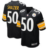 Image of Ryan Shazier Pittsburgh Steelers Youth Game Jersey - Black 2019
