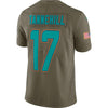 Image of Ryan Tannehill Miami Dolphins Salute To Service Limited Jersey - Olive 2019