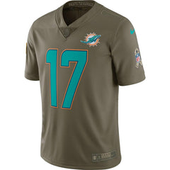 Ryan Tannehill Miami Dolphins Salute To Service Limited Jersey - Olive 2019