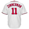 Image of Ryan Zimmerman Washington Nationals Majestic Cool Base Player Jersey - White 2019