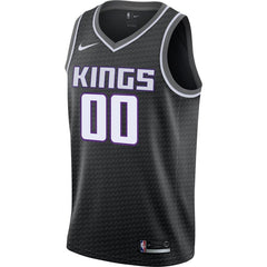 Sacramento Kings Swingman Custom Jersey Black - Statement Edition 2019