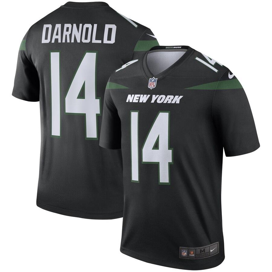 Sam Darnold New York Jets Color Rush Legend Jersey – Stealth Black 2019