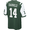 Image of Sam Darnold New York Jets Game Jersey – Green 2019