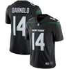 Image of Sam Darnold New York Jets Vapor Limited Jersey – Stealth Black 2019