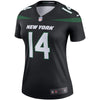 Image of Sam Darnold New York Jets Women's Color Rush Legend Jersey – Stealth Black 2019