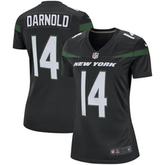 Sam Darnold New York Jets Women's Game Jersey – Stealth Black 2019