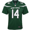 Image of Sam Darnold New York Jets Youth Game Jersey – Gotham Green 2019