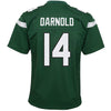 Image of Sam Darnold New York Jets Youth Game Jersey – Gotham Green 2019